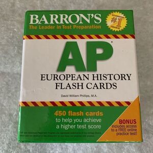 Barron’s AP European History Flash Cards